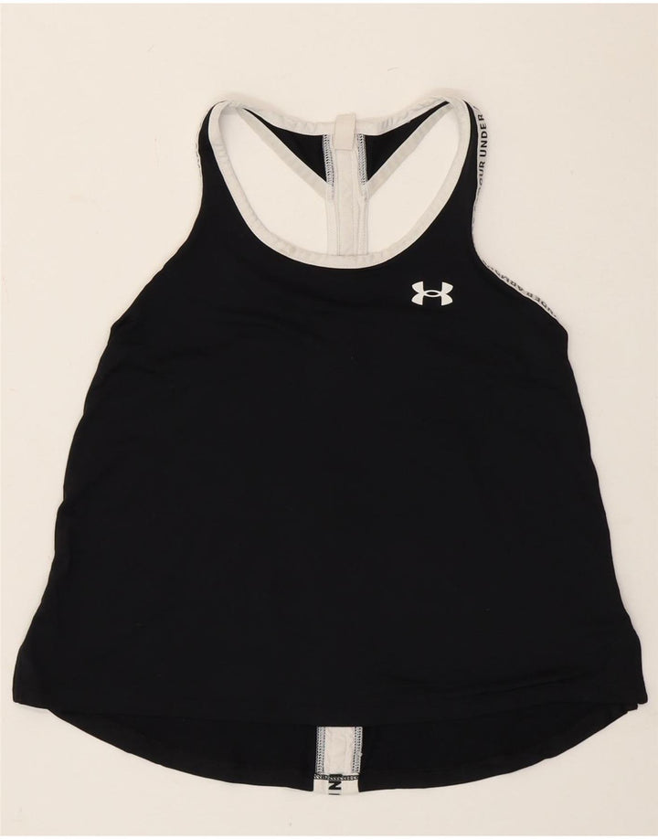 Colete gráfico feminino Under Armour UK 12 poliéster preto médio
