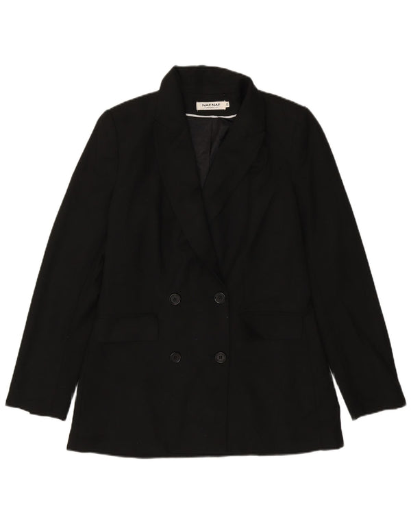 Jaqueta blazer feminina Naf com peito duplo EU 38 médio preto