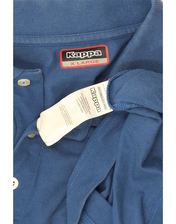 Camisa polo masculina Kappa XL algodão azul