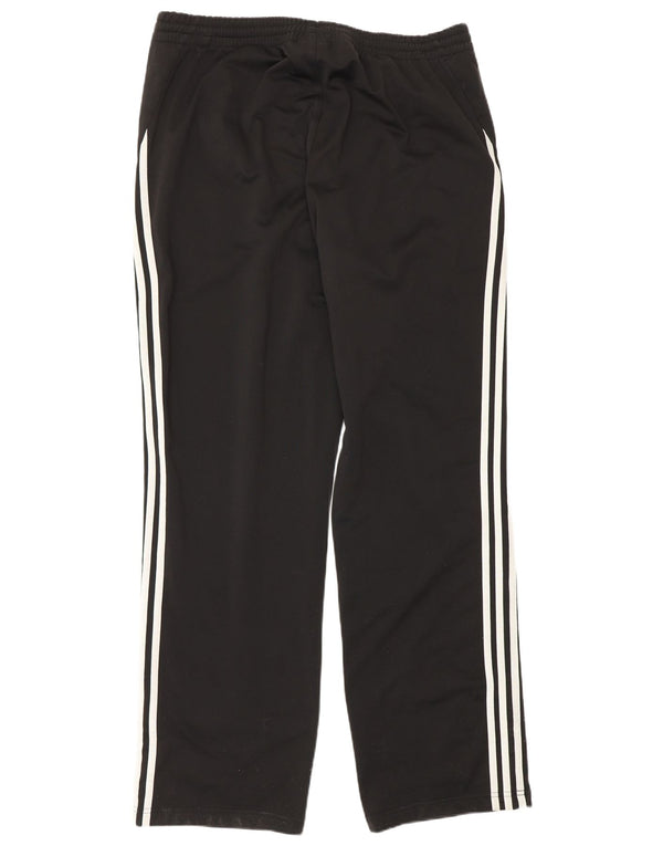 Calça de treino masculina Adidas grande poliéster preto