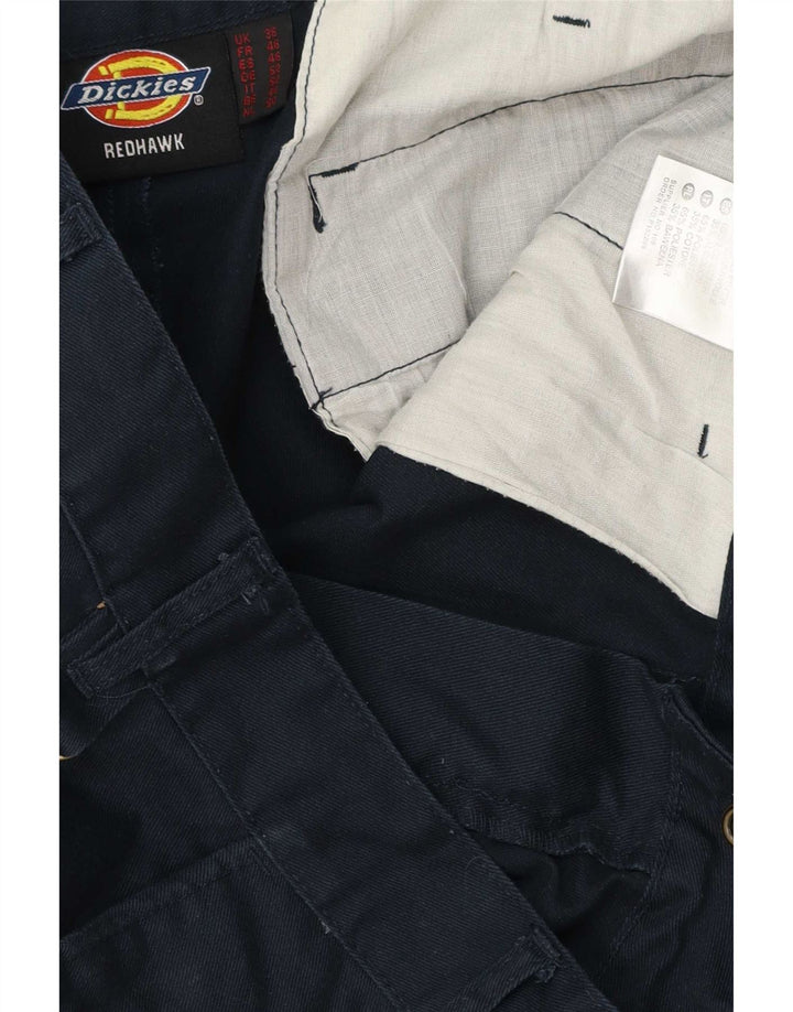 Shorts cargo masculino Dickies W36 grande poliéster azul marinho