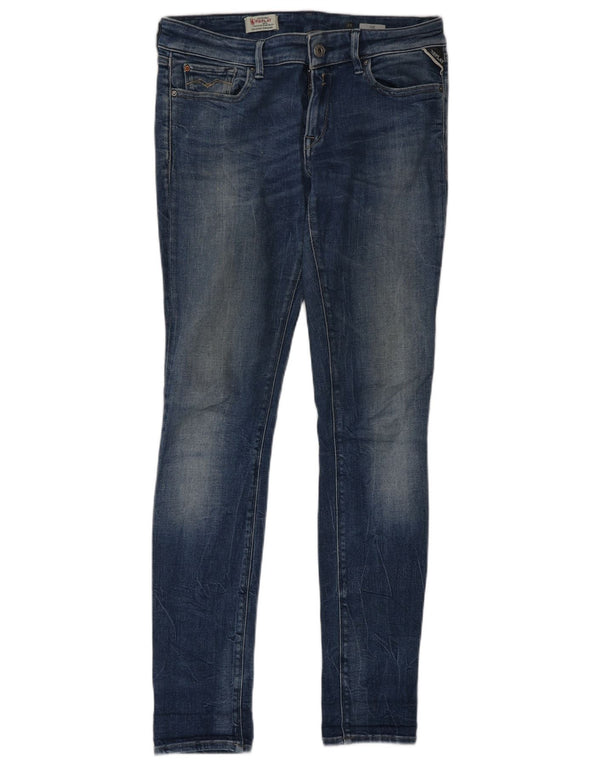 Replay Mens Luz Skinny Jeans W29 L32 Azul