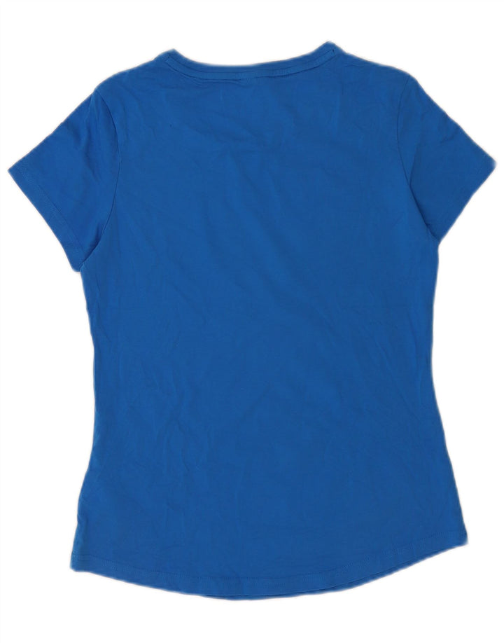 Camiseta feminina Puma Top UK 12 algodão azul médio