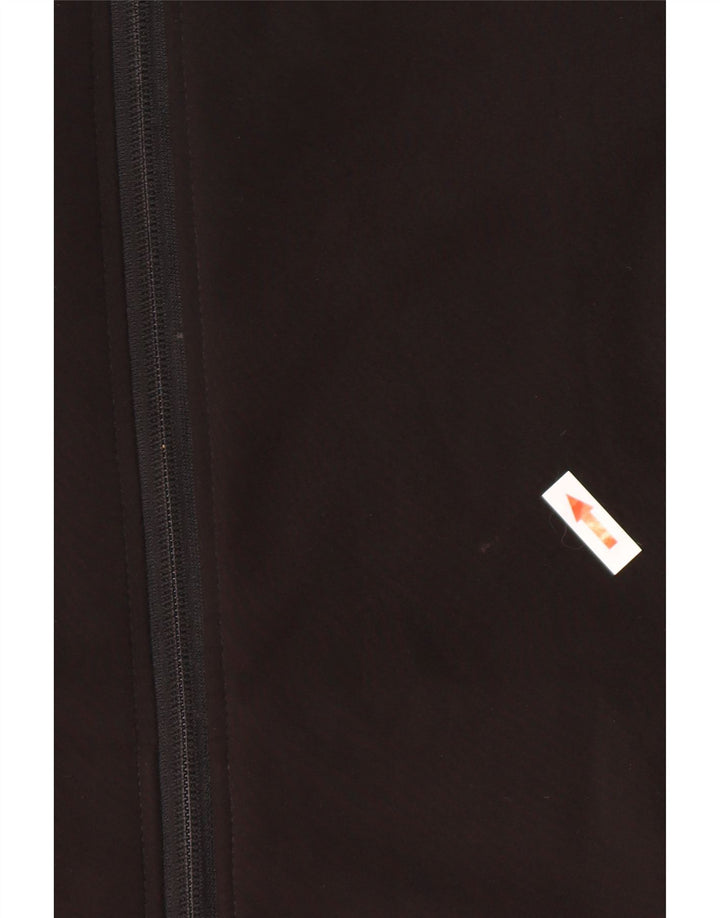 Jaqueta corta-vento feminina com capuz Mountain Warehouse Reino Unido 14 grande preta
