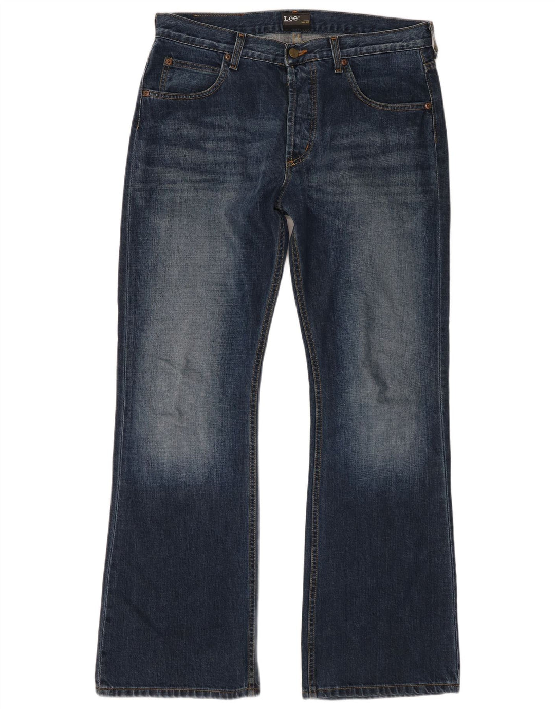 Lee Mens Denver Bootcut Jeans W36 L32 Azul Marinho Algodão
