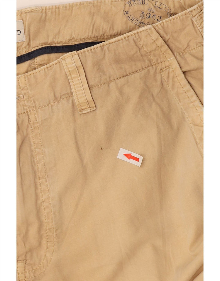 Calça cargo slim feminina Henri Lloyd W34 L35 bege