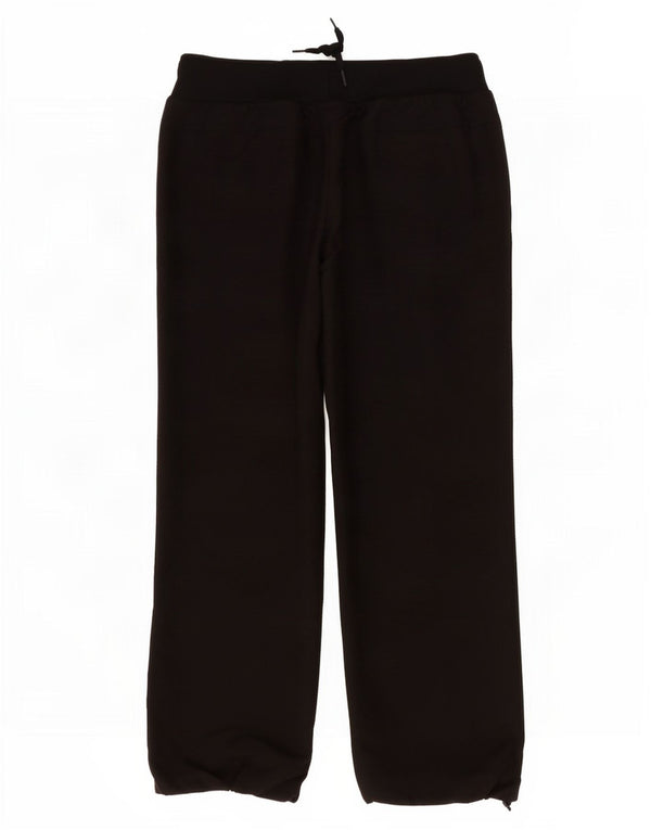 Calça de treino feminina Reebok Joggers UK 16/18 grande poliéster preto