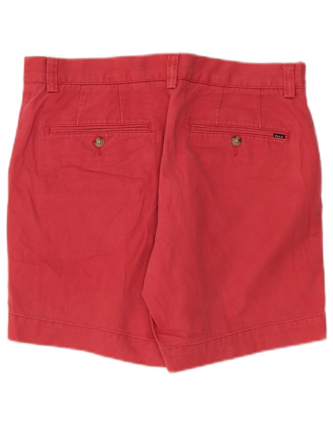 POLO RALPH LAUREN Mens Chino Shorts W31 Médio Algodão Vermelho