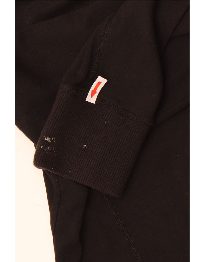 Jaqueta feminina G-Star com estampa gráfica UK 12 algodão preto médio