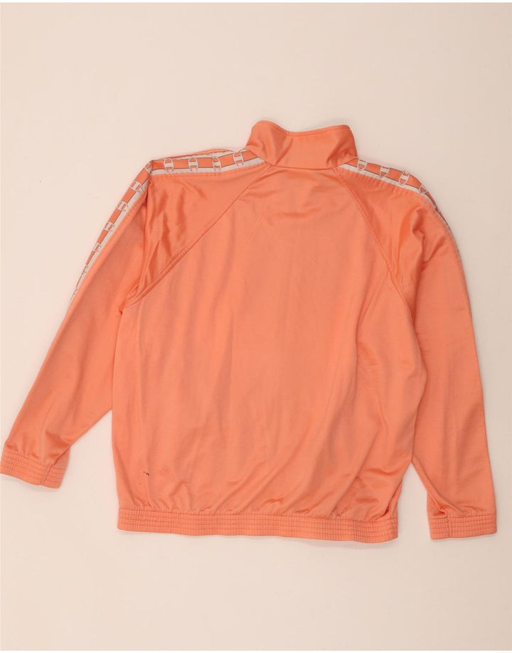 Champion Womens Oversized Tracksuit Top Jacket UK 16 Grande Laranja