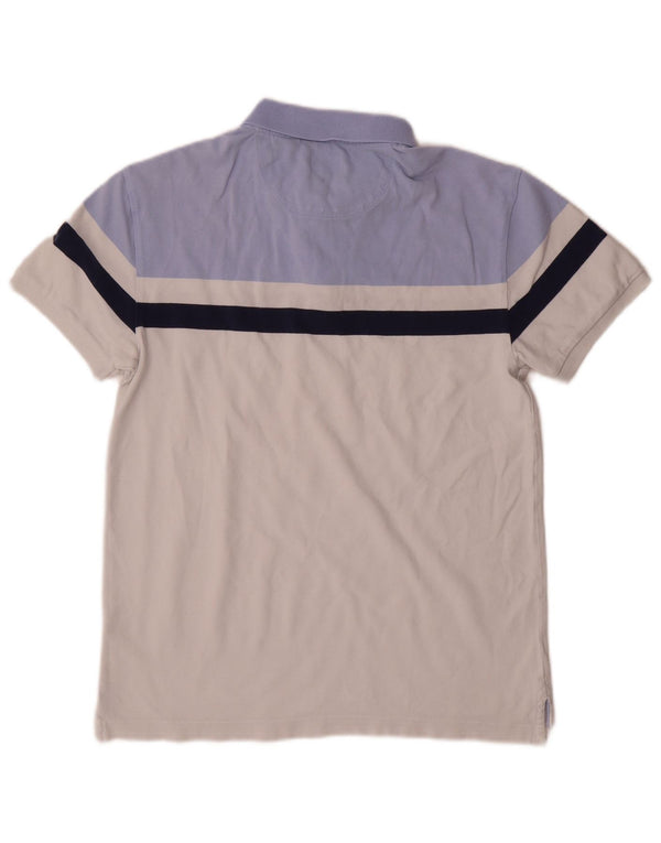 Camisa polo masculina LEVI'S médio branco colorblock algodão