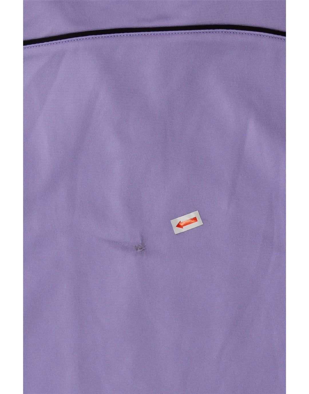 ADIDAS Womens Tracksuit Top Jacket UK 14 Médio Roxo Poliéster