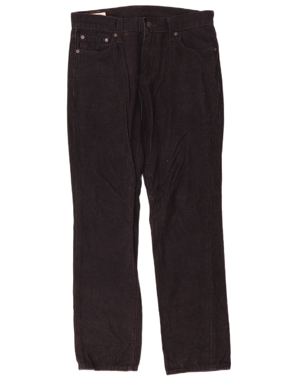 Calça Levi's Masculina 511 Slim Corduroy W30 L30 Algodão Preto