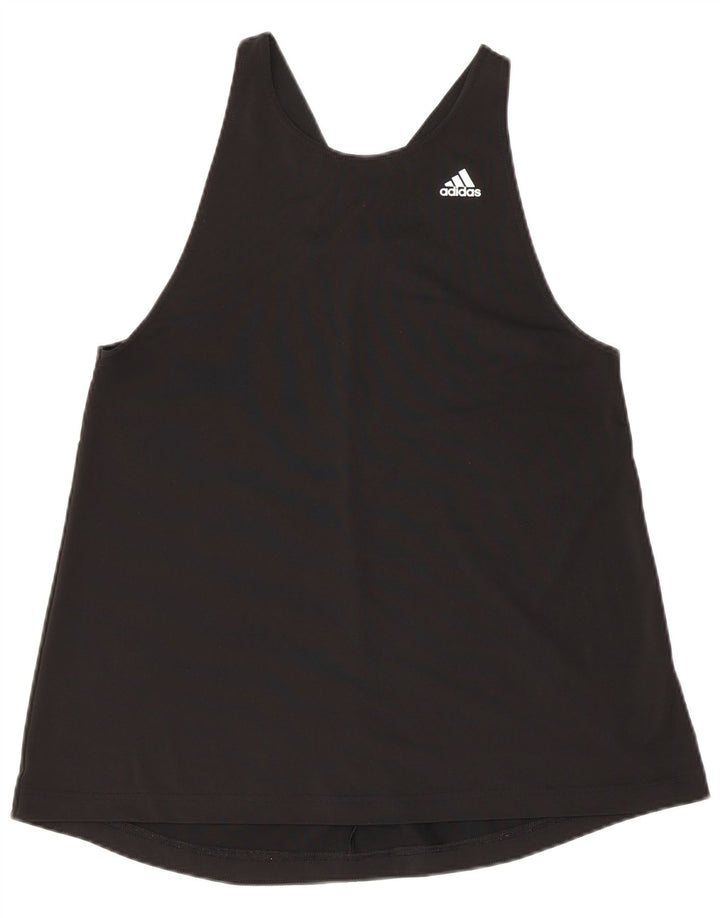 Adidas Aeroready Vest Top UK 12/14 Médio Preto