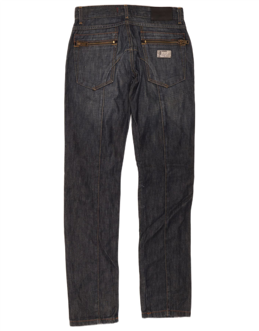 Wampum Mens Slim Jeans W30 L34 Azul Marinho Algodão