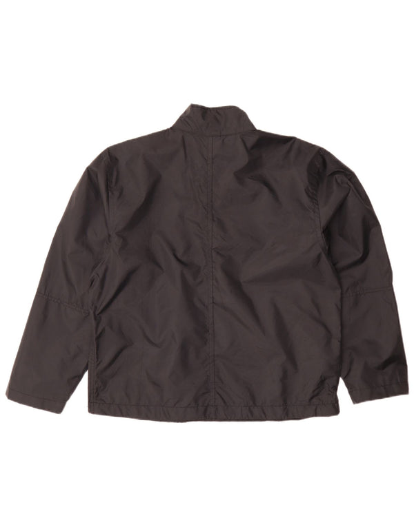 Nike feminino oversized pulôver agasalho top jaqueta EUA 8/10 médio preto