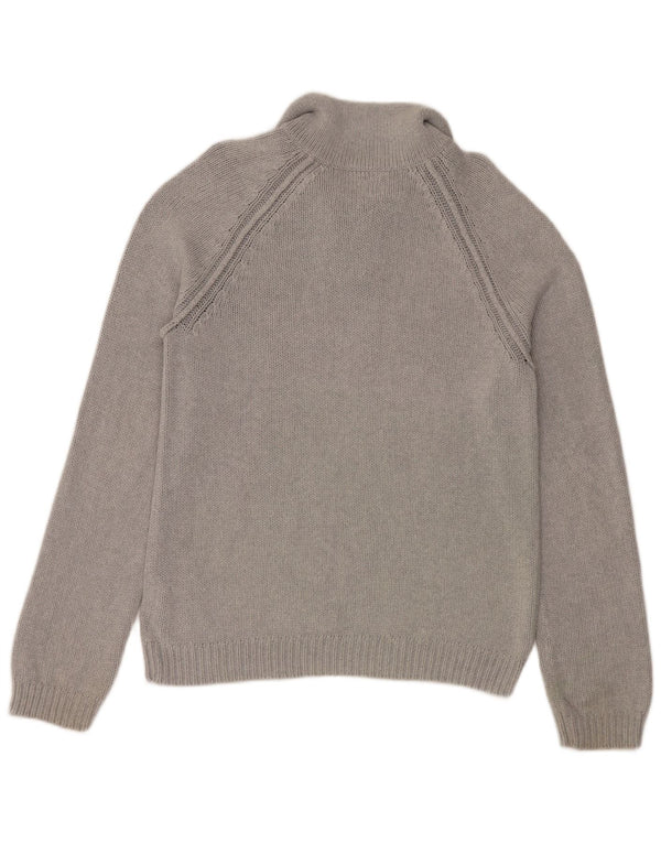 Suéter masculino Gap com zíper e gola XL algodão cinza
