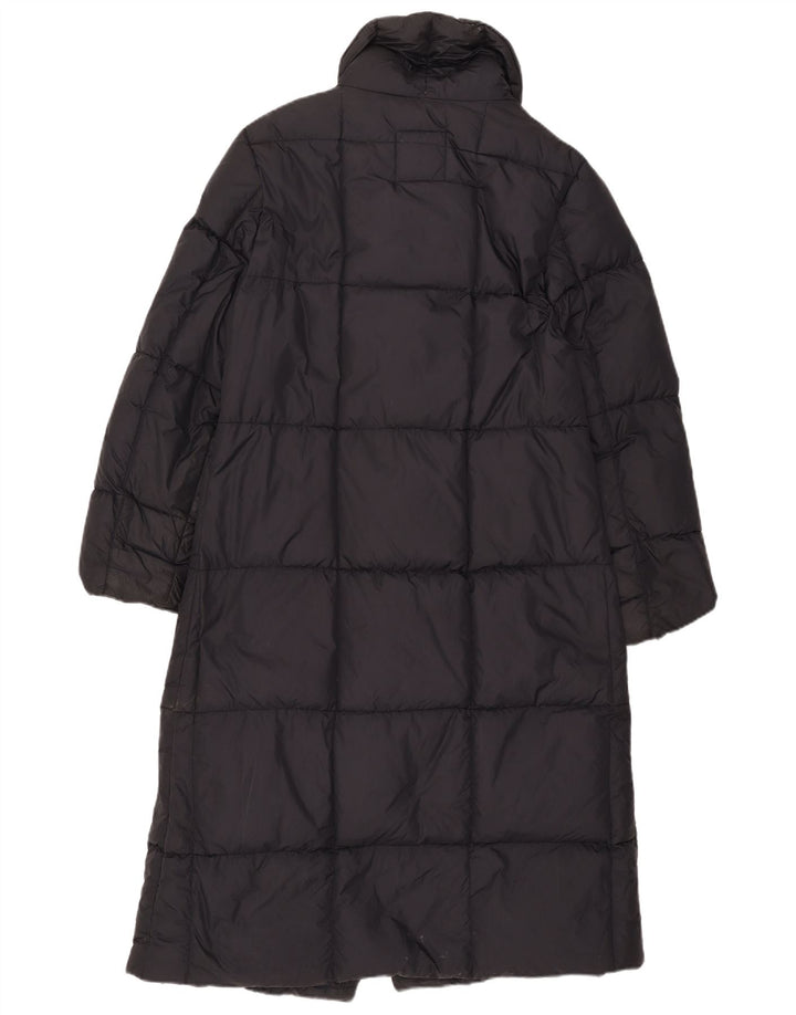 Casaco acolchoado feminino Sergio Tacchini UK 14 médio preto nylon