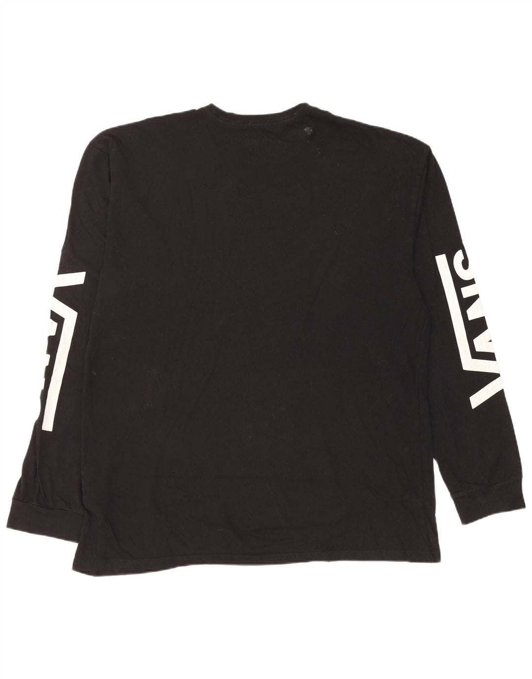 Vans Mens Graphic Top Manga Longa XL Preto Algodão