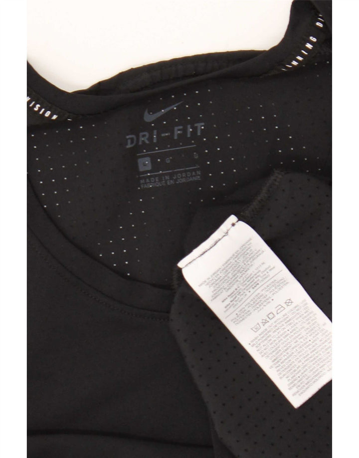 Nike Mens Dri Fit Graphic Vest Top Grande Poliéster Preto