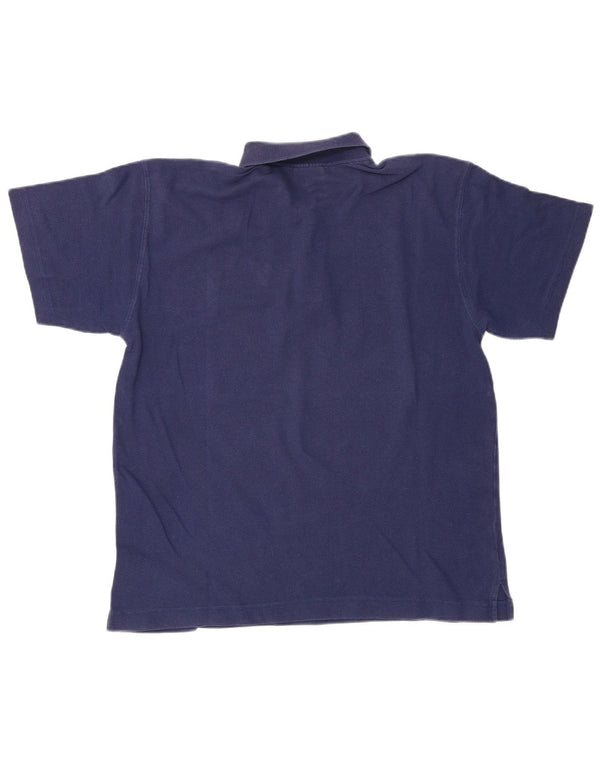 Camisa polo masculina Reebok médio azul marinho algodão