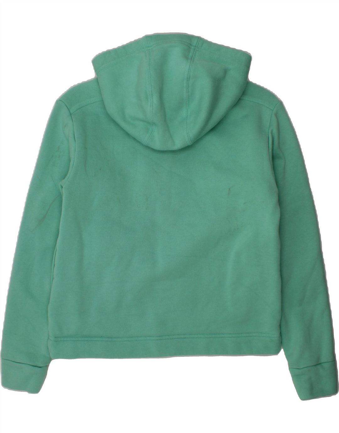 ADIDAS Girls Zip Hoodie Sweater 11-12 Years Green Cotton Vintage Adidas and Second-Hand Adidas from Messina Hembry 