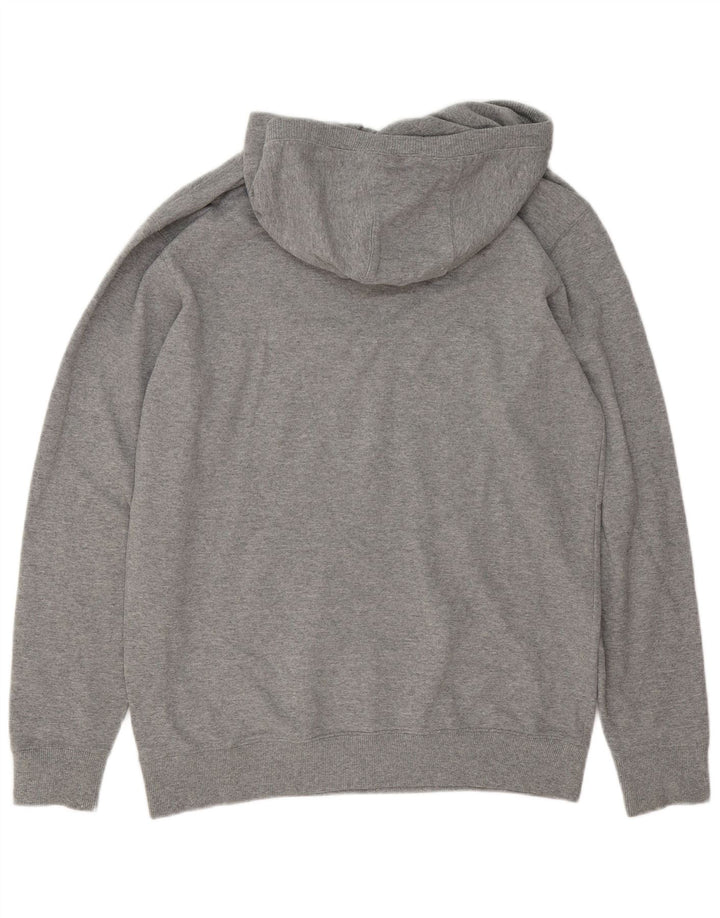 Vans Mens Graphic Hoodie Jumper Médio Cinza Algodão