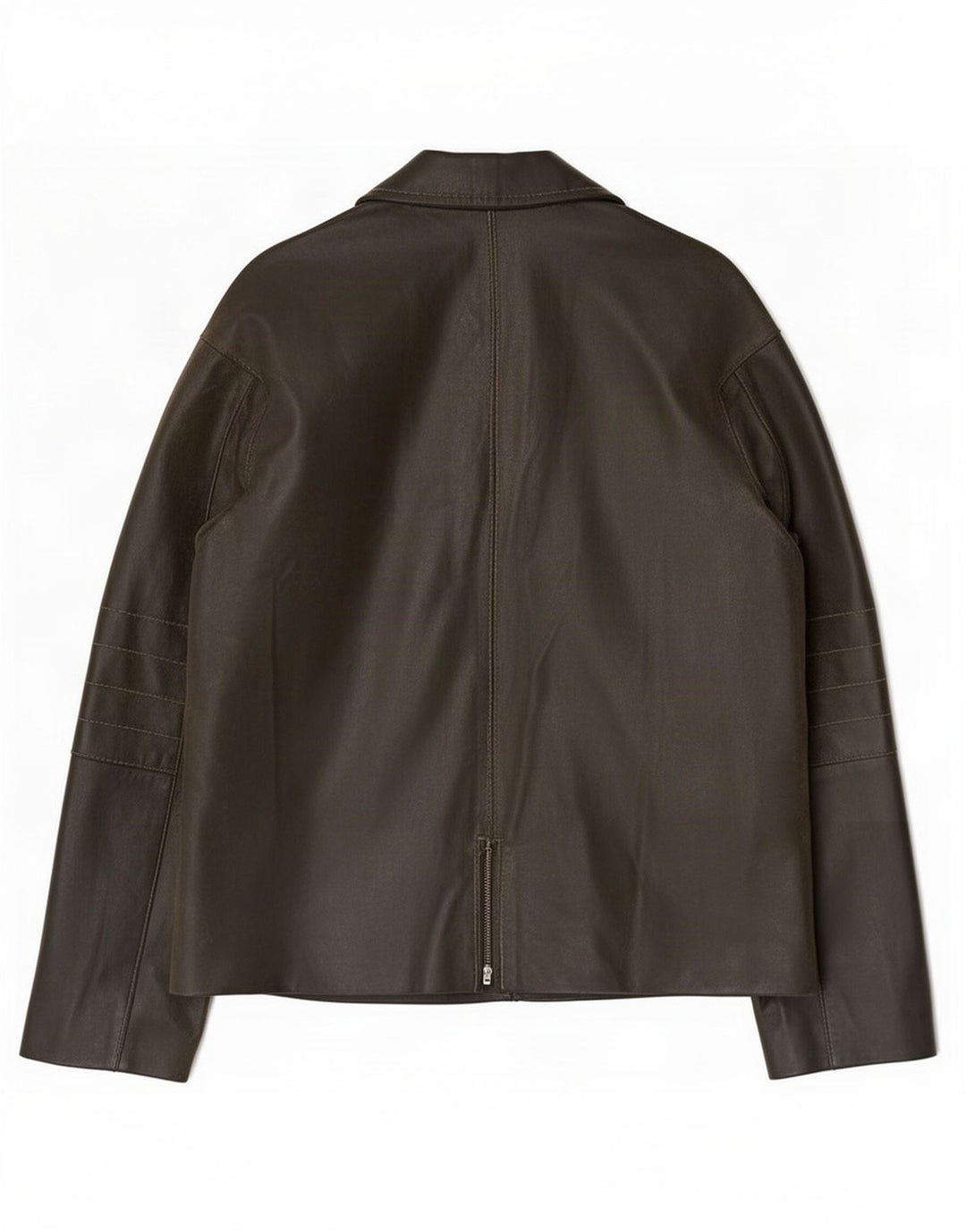 Jaqueta de couro masculina Conbipel IT 48 médio cáqui