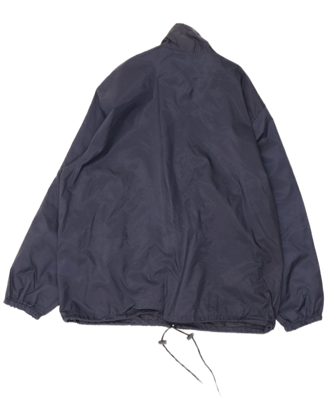 Jaqueta de chuva masculina Lotto UK 38 médio azul marinho colorblock nylon