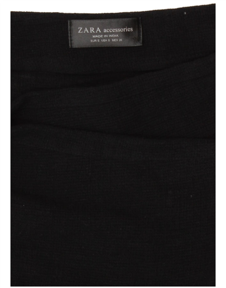 Zara Saia feminina de malha pequena W26 preta