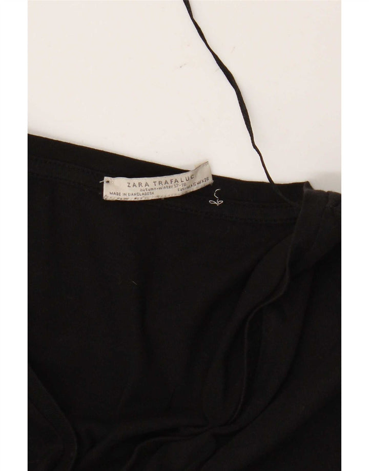 Zara Womens Trafaluc Oversized Top Manga 3/4 Reino Unido 10 Pequeno Preto