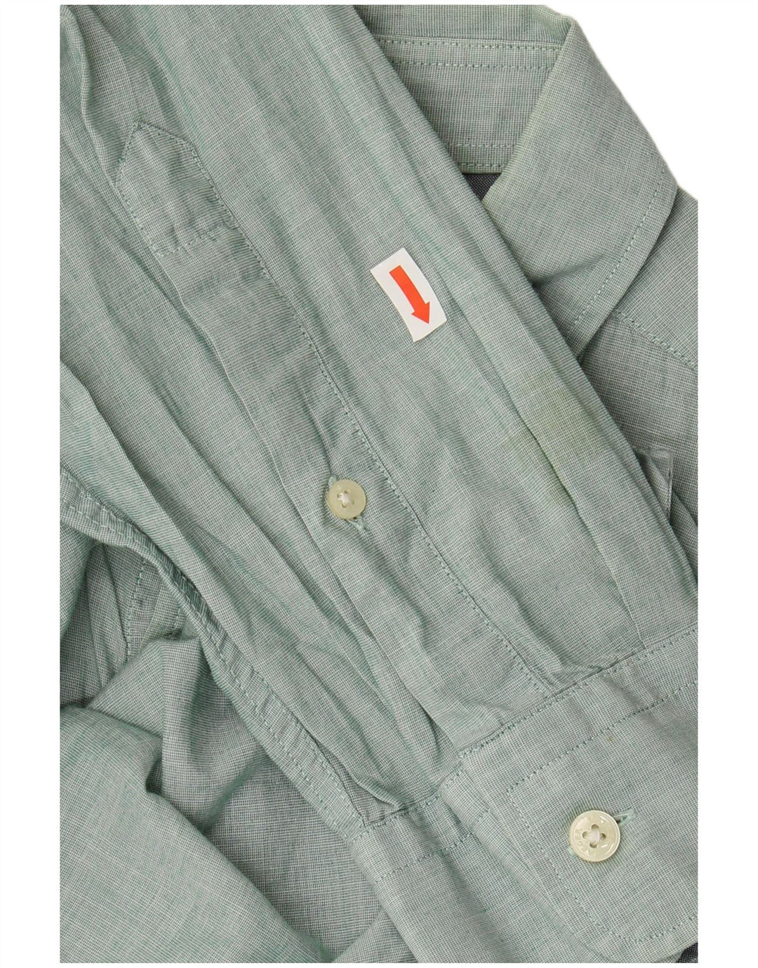 Camisa masculina Jaeger grande algodão verde