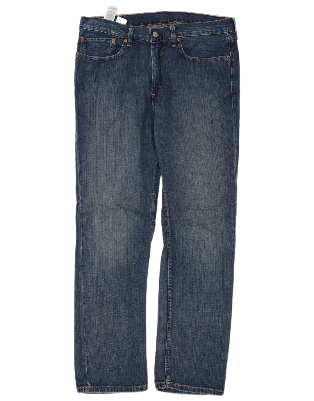 Levi's Masculino 514 Straight Jeans W34 L32 Azul Algodão