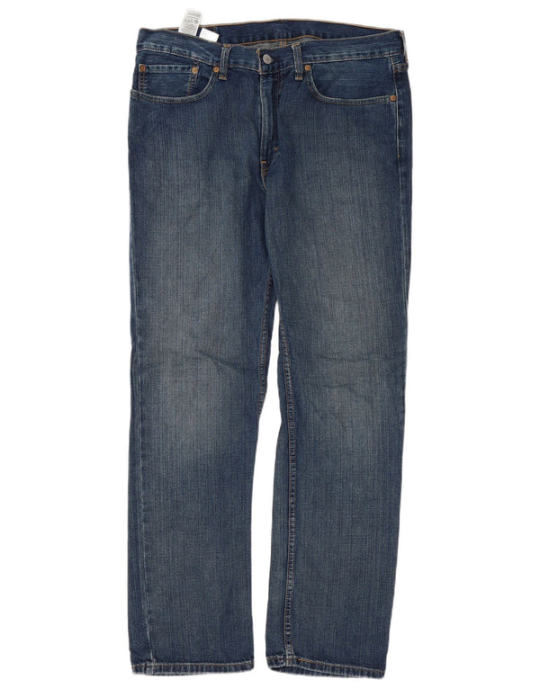 Levi's Masculino 514 Straight Jeans W34 L32 Azul Algodão