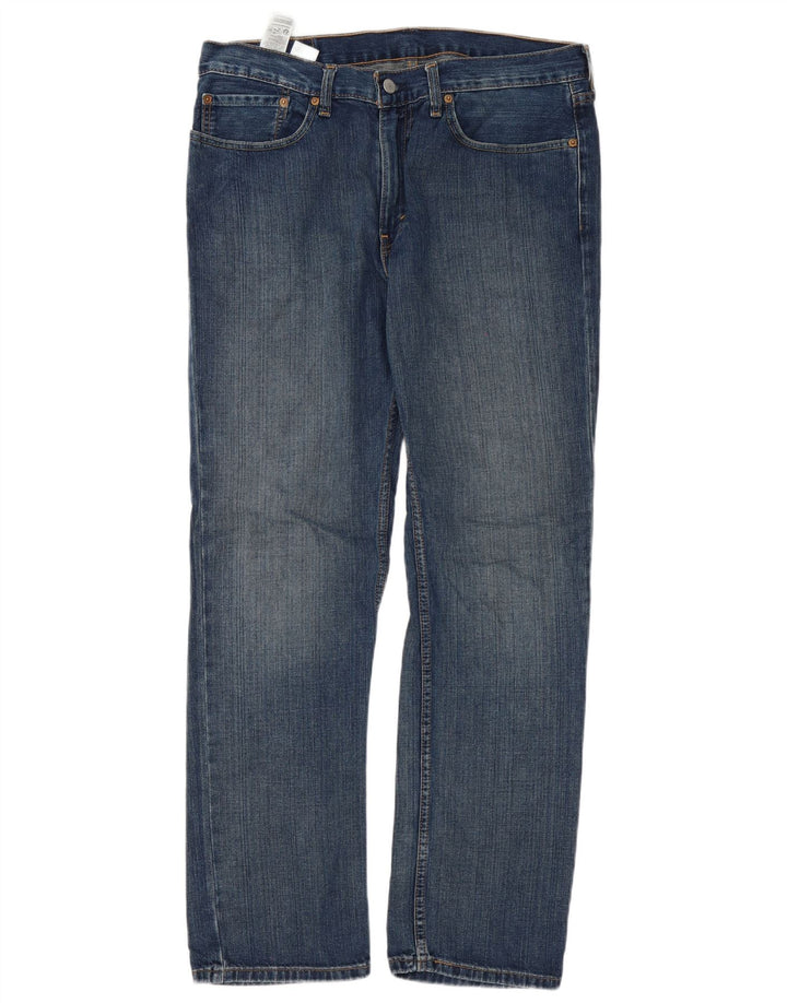 Levi's Masculino 514 Straight Jeans W34 L32 Azul Algodão