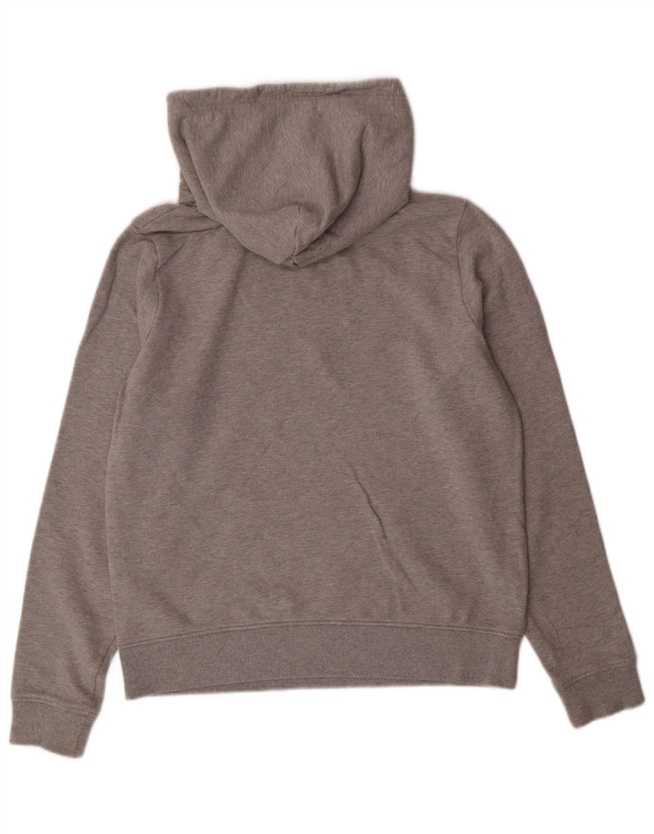 Suéter com capuz gráfico grande TOMMY HILFIGER UK 6 XS algodão cinza