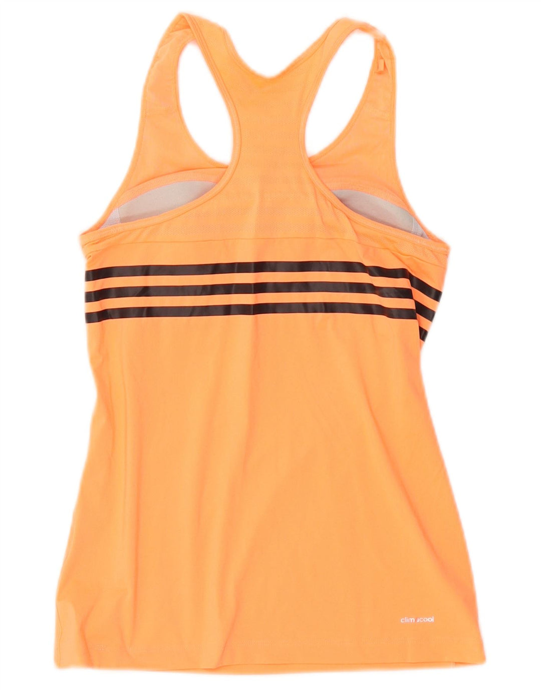 ADIDAS Womens Climacool Vest Top UK 4/6 XS Laranja