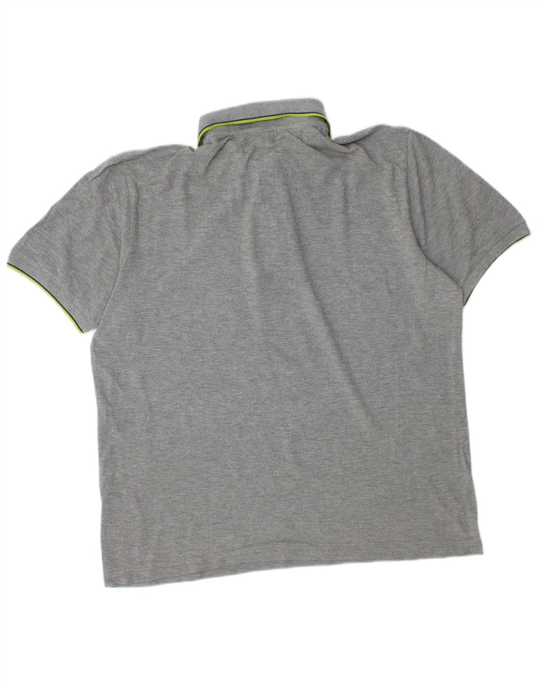 Camisa polo masculina Kappa grande algodão cinza