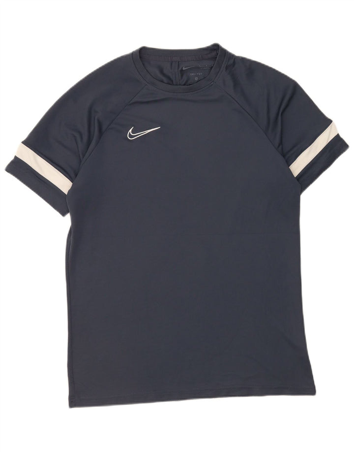 Camiseta Nike Masculina Dri Fit Top Grande Azul Marinho Colourblock Poliéster