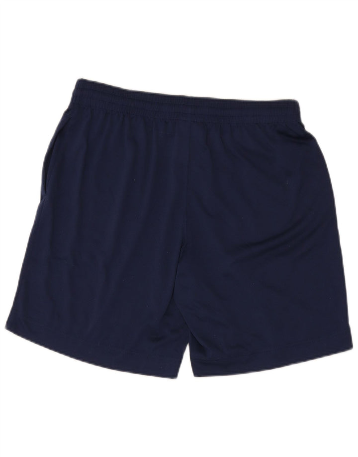 Shorts esportivos masculinos CHAMPION poliéster azul marinho médio