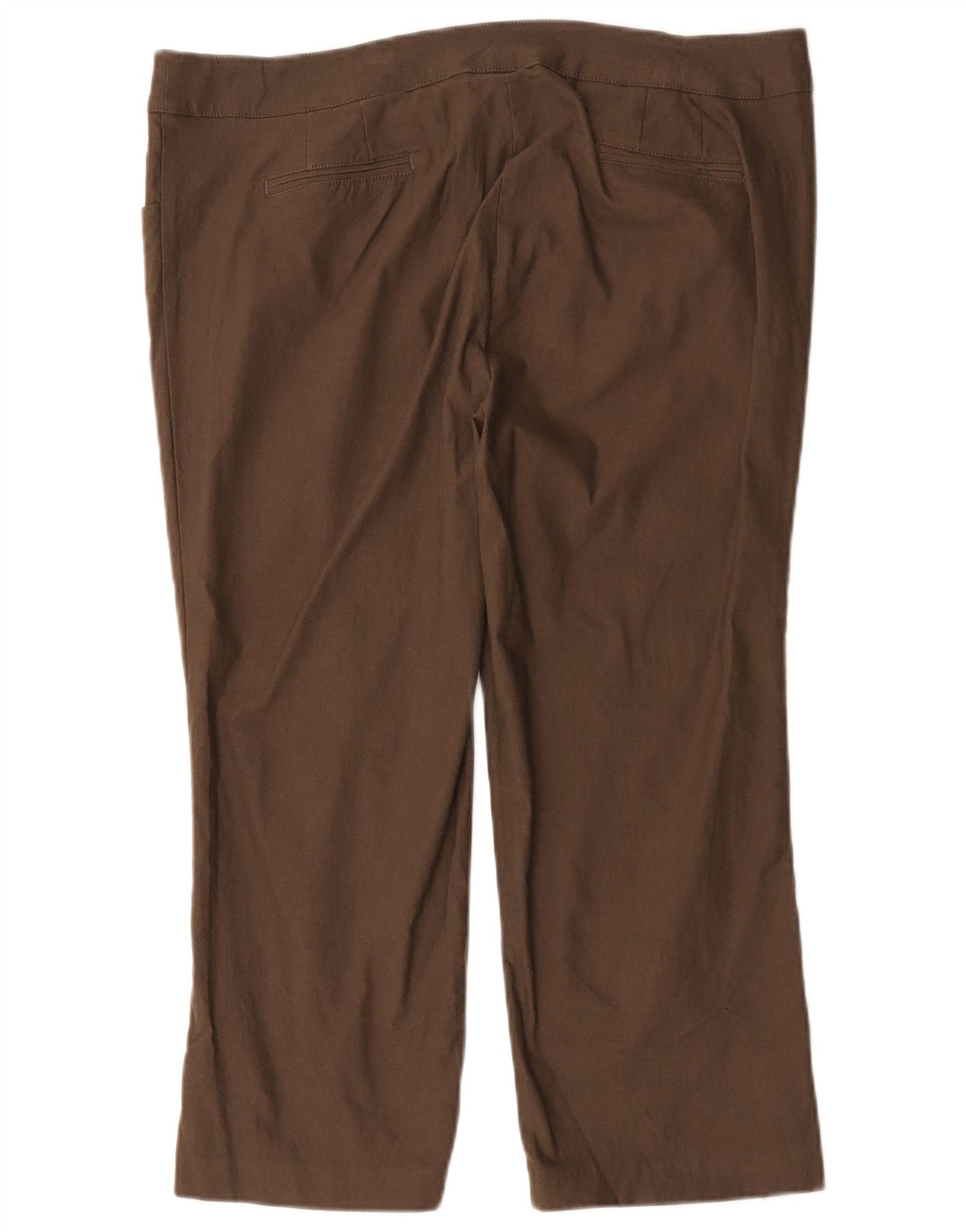 Calça Capri Feminina Fase Oito W28 L23 Poliéster Marrom