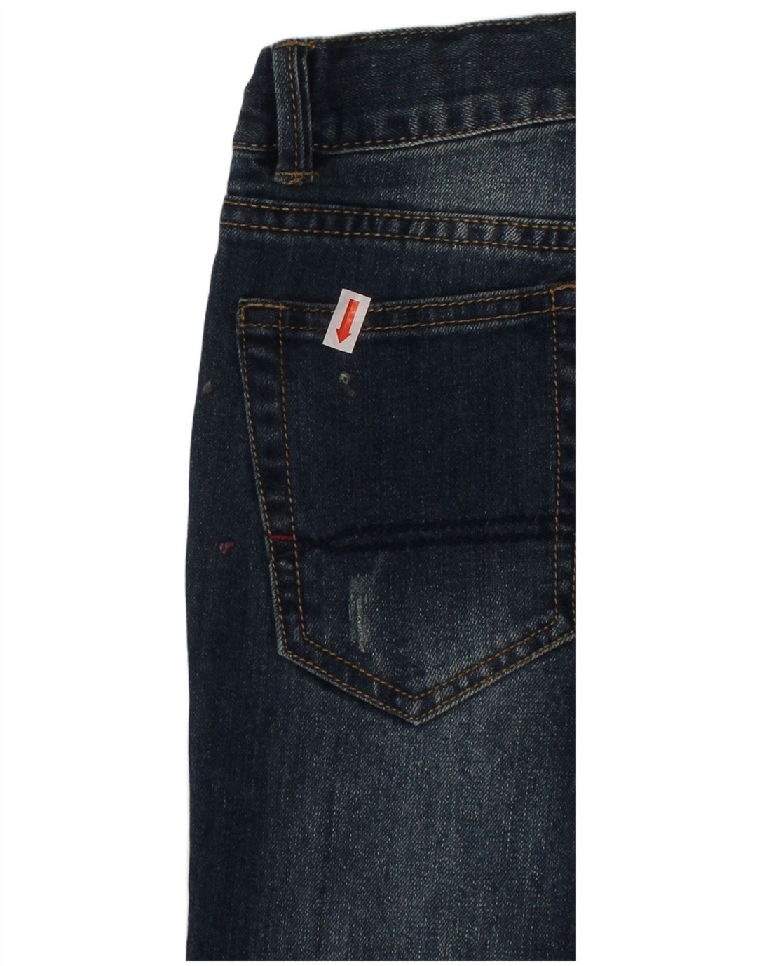 TOMMY HILFIGER Meninos jeans retos desgastados 5-6 anos W24 L20 Azul