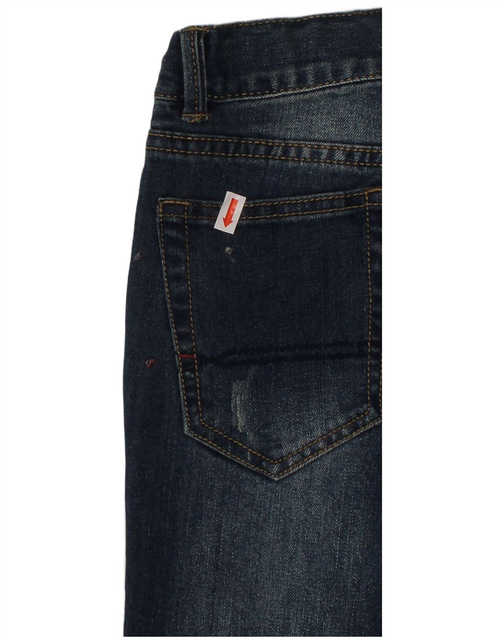 TOMMY HILFIGER Meninos jeans retos desgastados 5-6 anos W24 L20 Azul