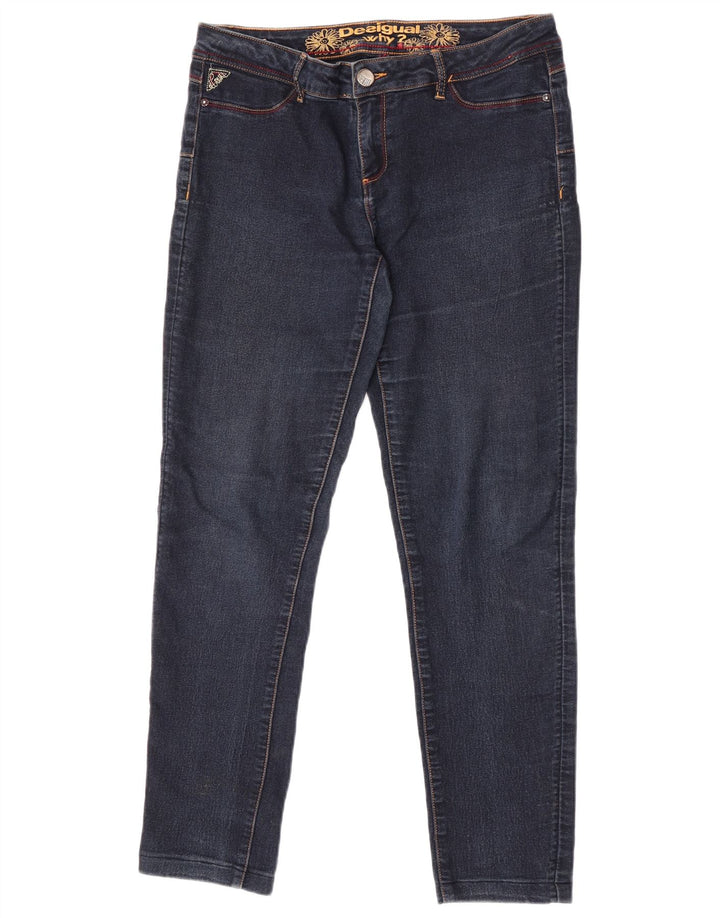 Desigual Jeans Skinny Feminino W34 L29 Azul