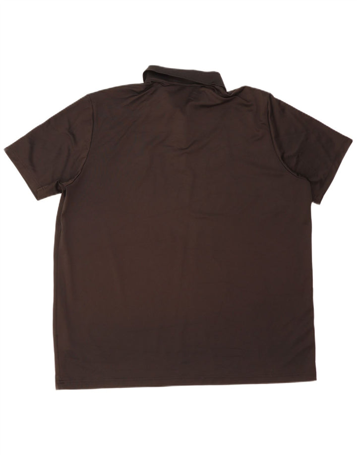Camisa polo masculina ADIDAS 2XL poliéster preto