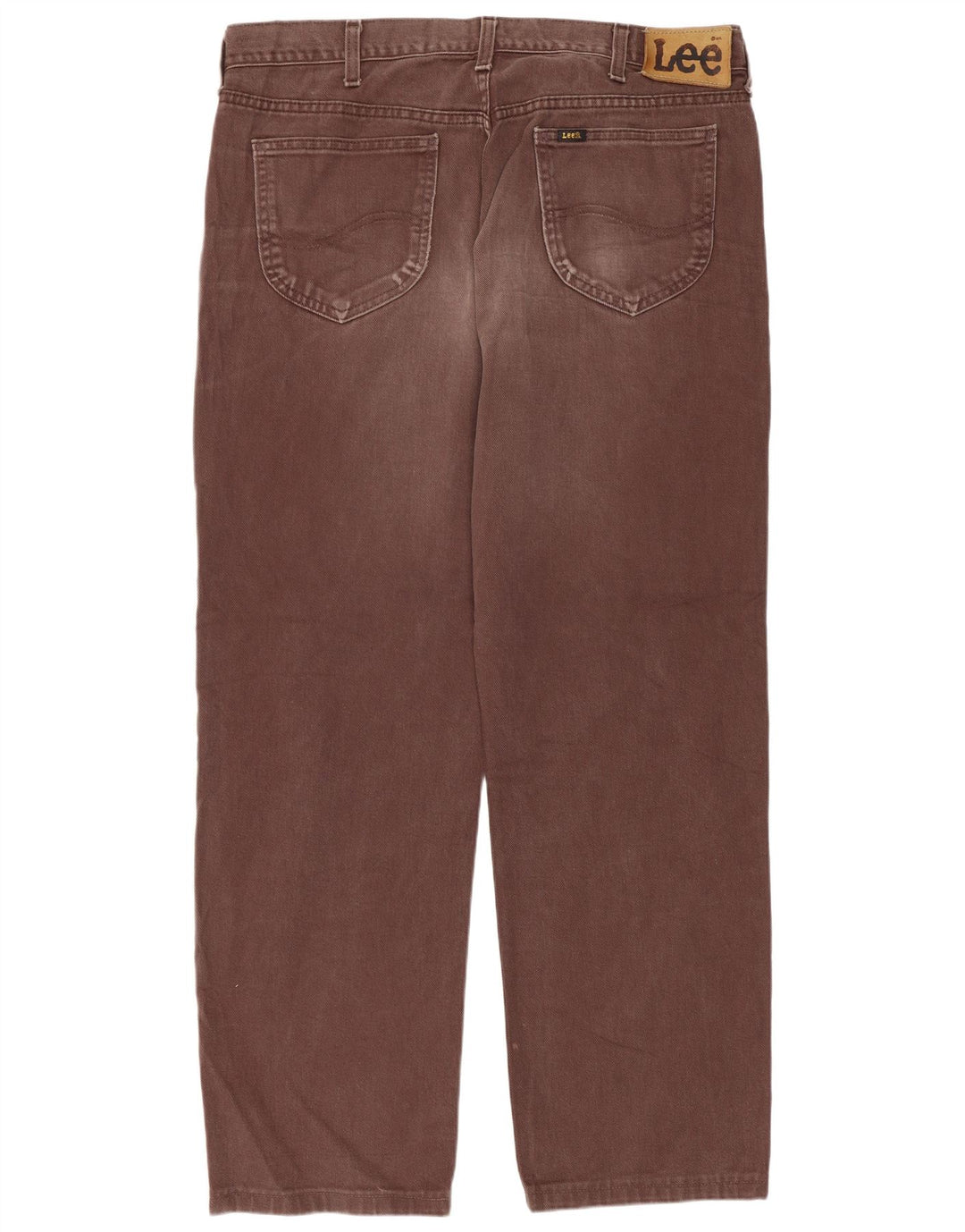 Calça jeans reta masculina Lee W36 L29 marrom