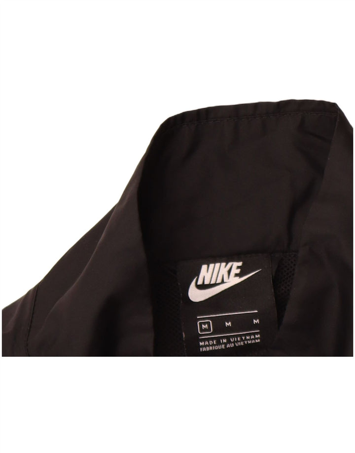 NIKE Mens Tracksuit Top Jacket Médio Preto Poliéster