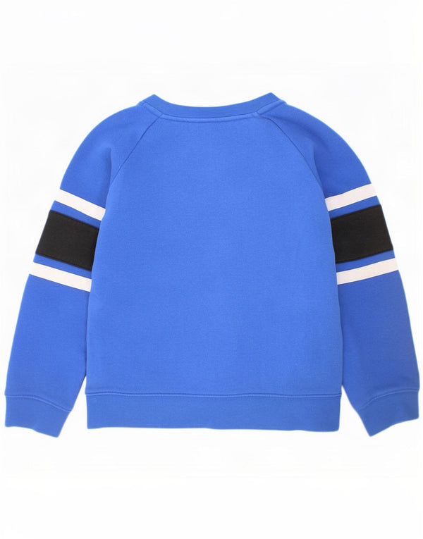 Moletom gráfico Nike Boys Jumper 6-7 anos grande azul colorblock algodão