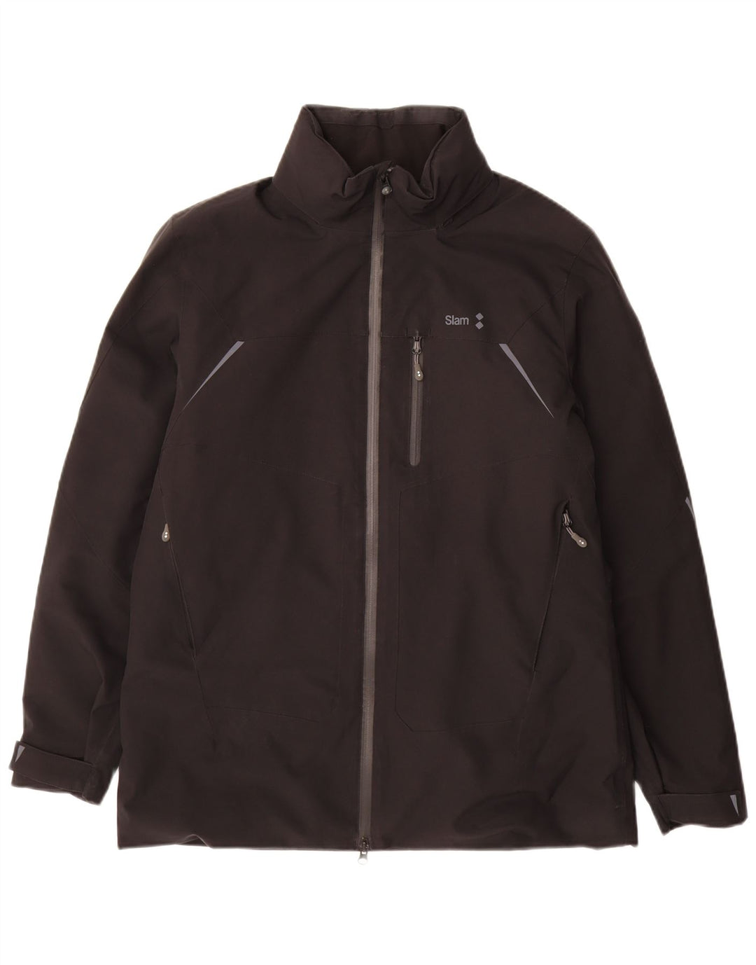 Jaqueta de chuva masculina Slam UK 40 grande poliéster preto