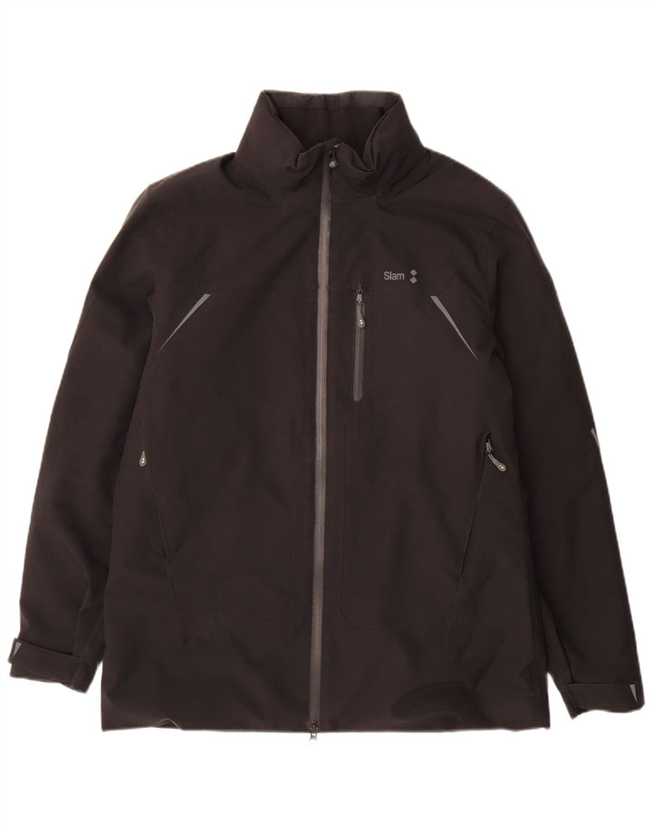 Jaqueta de chuva masculina Slam UK 40 grande poliéster preto